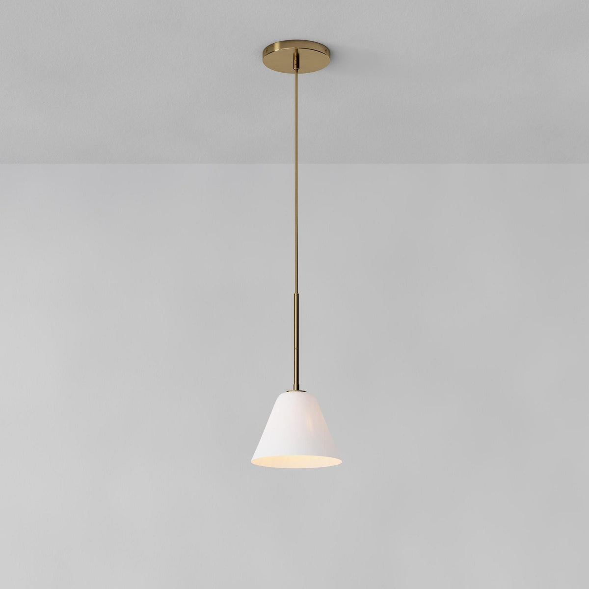 
Cone Milk Clear Glass Cone Pendant Light for Kitchen