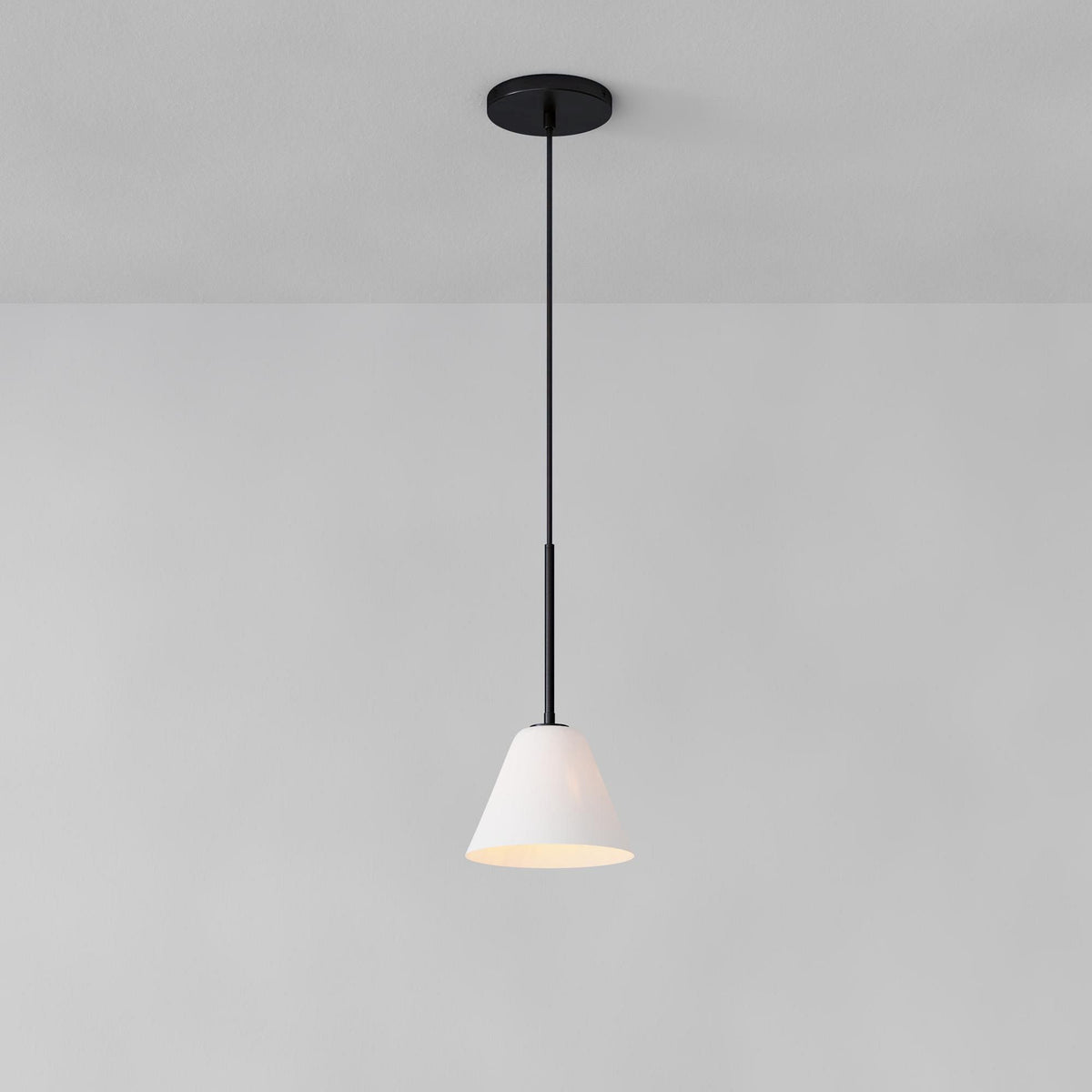 
Cone Milk Clear Glass Cone Pendant Light for Kitchen
