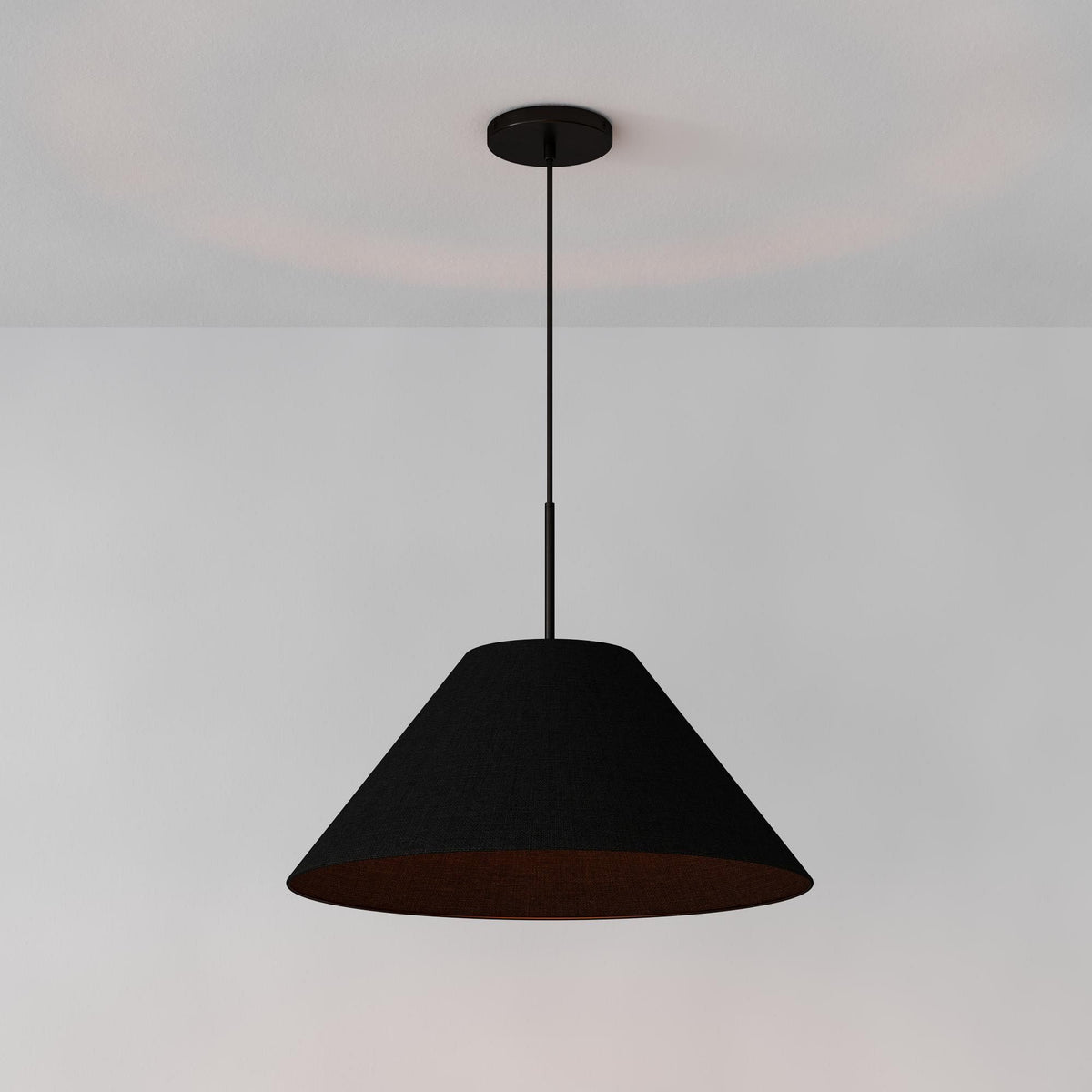 
Fabric Black Contemporary Cone Swing Wall Lamps