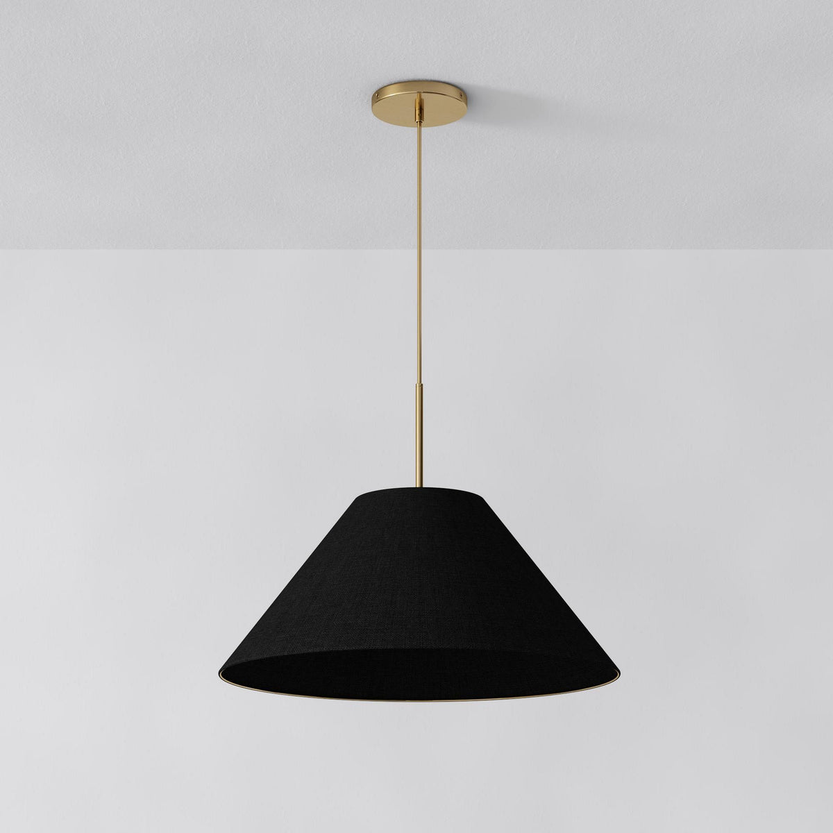 
Fabric Black Contemporary Cone Swing Wall Lamps