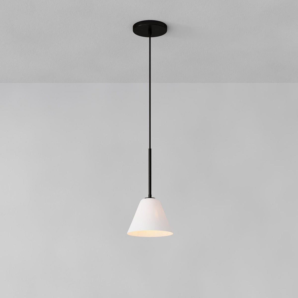 
Cone Milk Clear Glass Cone Pendant Light for Kitchen