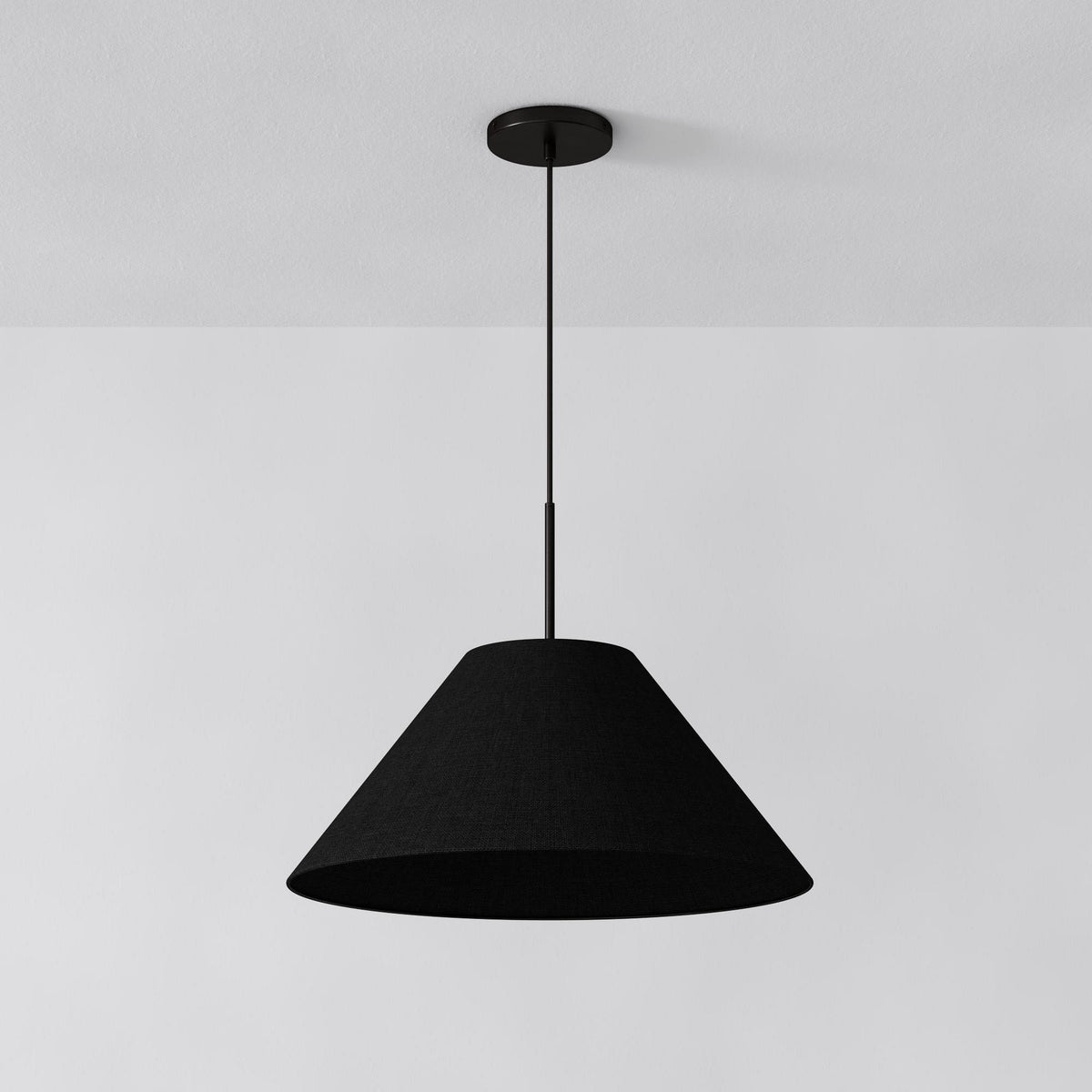 
Fabric Black Contemporary Cone Swing Wall Lamps
