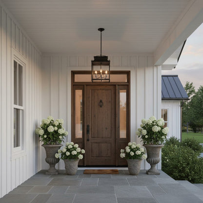 Guard Outdoor Brass Metal Pendant Light