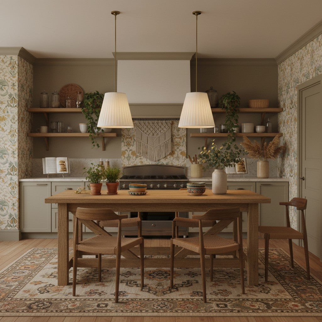 
Grace Fabric Pleated Shade Pendant Light