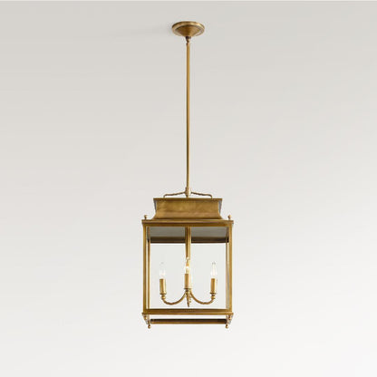 Guard Outdoor Brass Metal Pendant Light