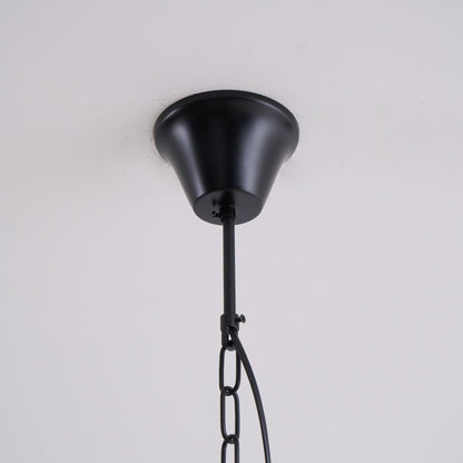 Svelte Vintage Industrial Glass Pendant Light