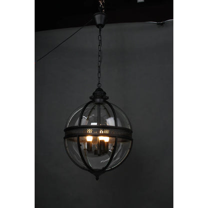 Svelte Vintage Industrial Glass Pendant Light
