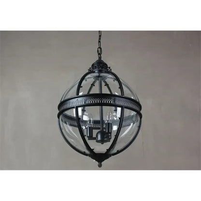 Svelte Vintage Industrial Glass Pendant Light