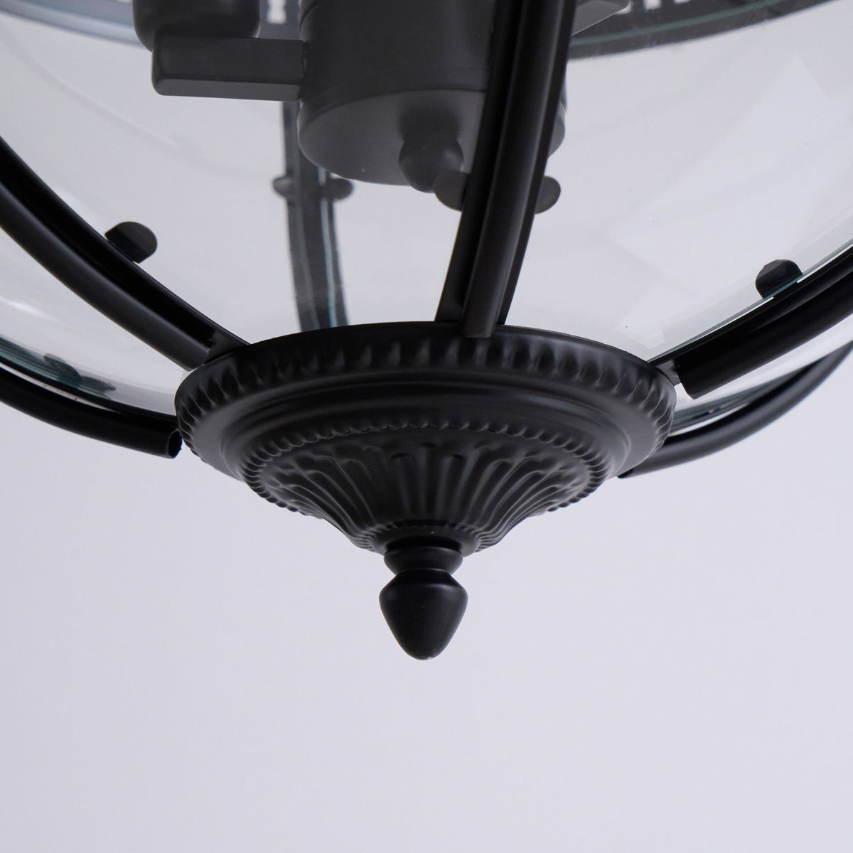 
Svelte Vintage Industrial Glass Pendant Light