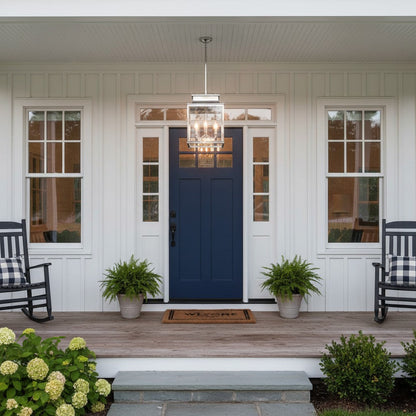 Guard Outdoor Brass Metal Pendant Light