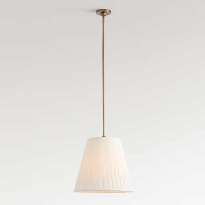Grace Fabric Pleated Shade Pendant Light